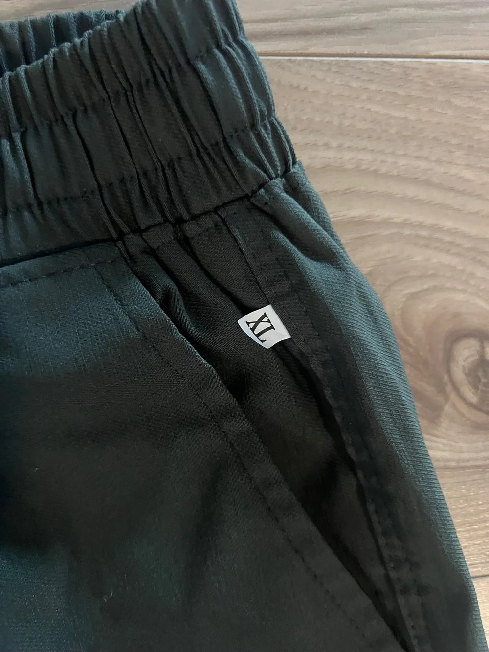 Kid’s Olive Green Cargo Pants with Drawstring Waist